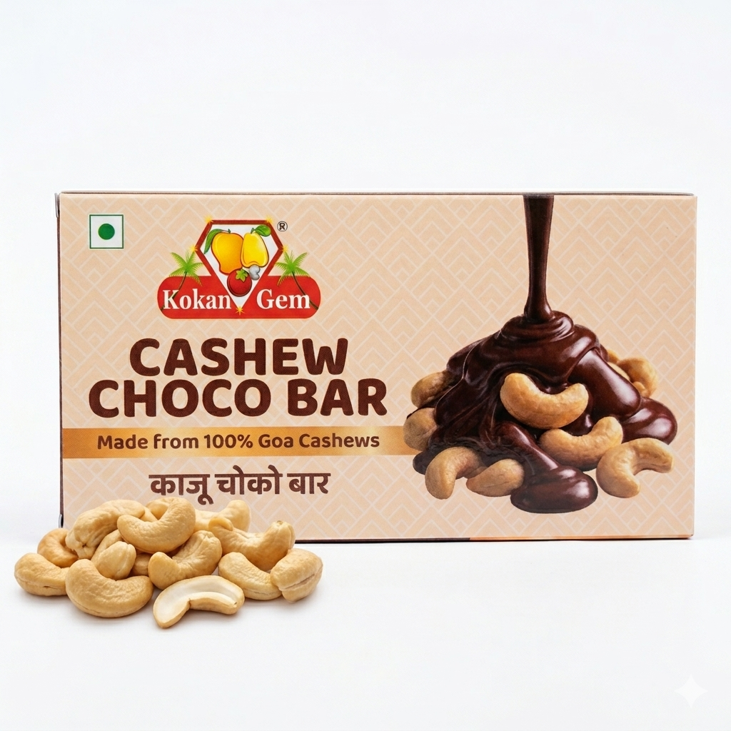 Kokan Gem Cashew Choco Bar -120gm